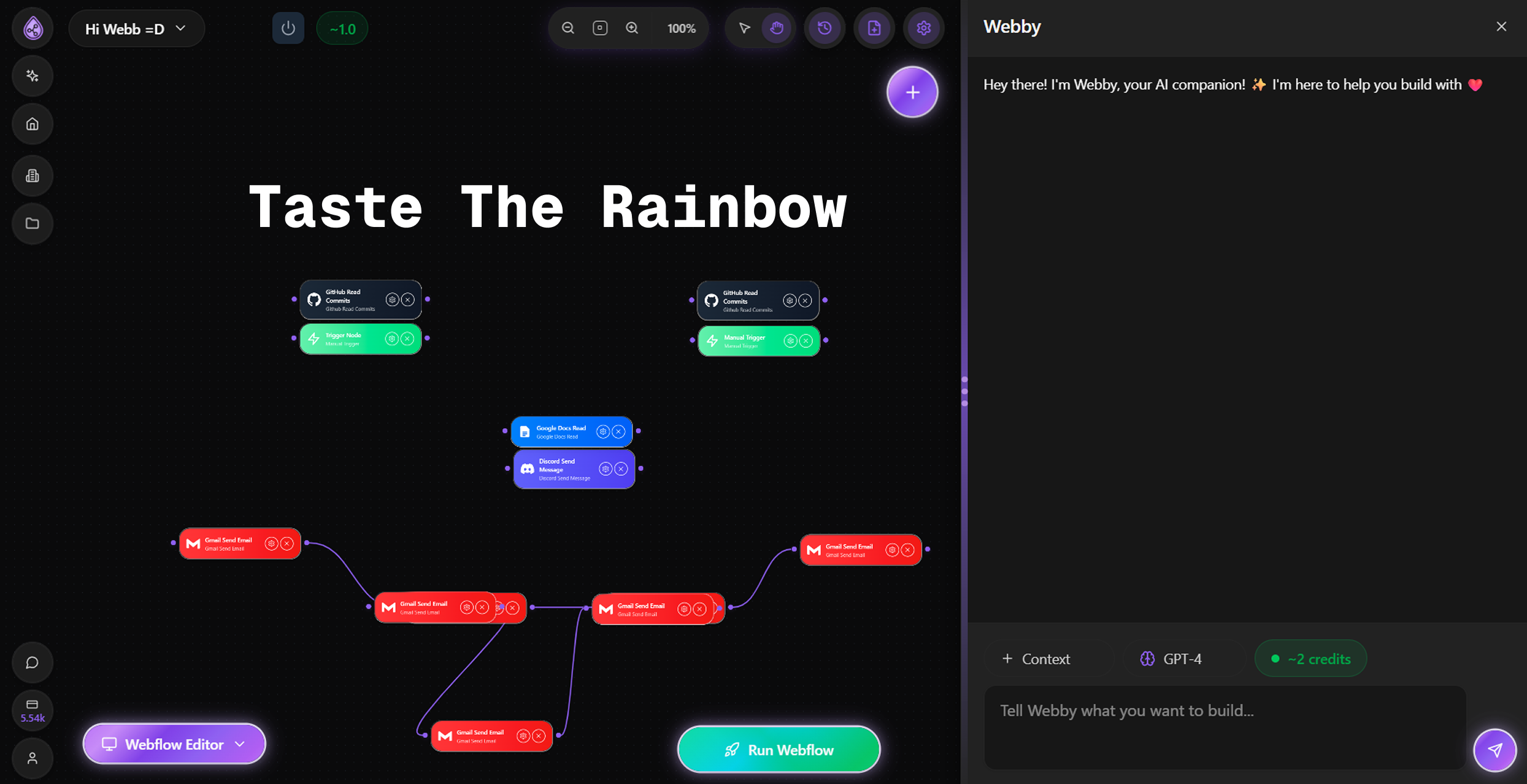Taste the Rainbow project